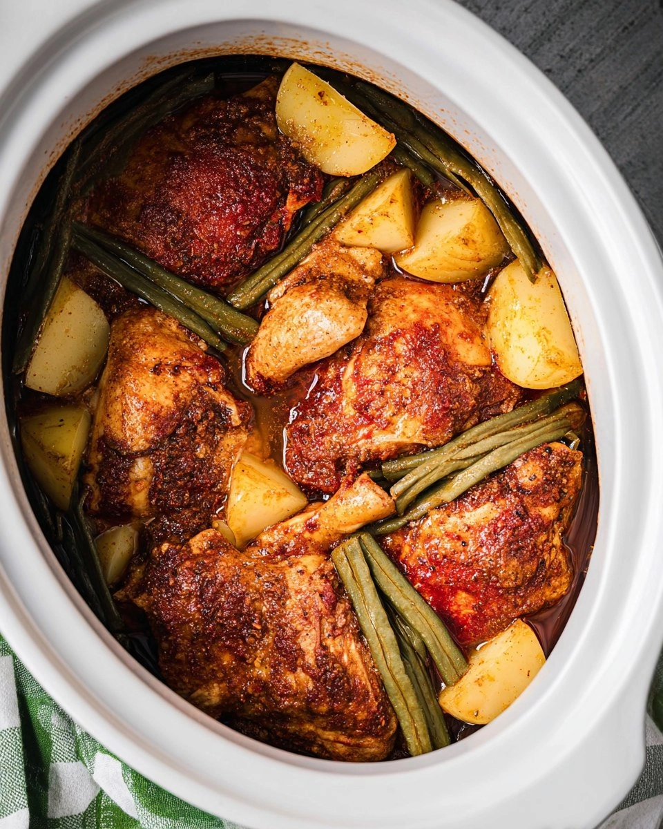 Complete Chicken Dinner in the Crockpot