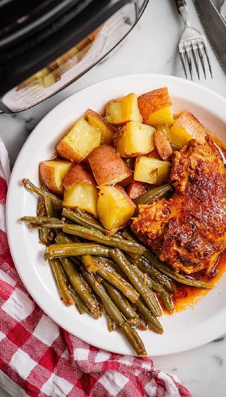 Complete Chicken Dinner in the Crockpot