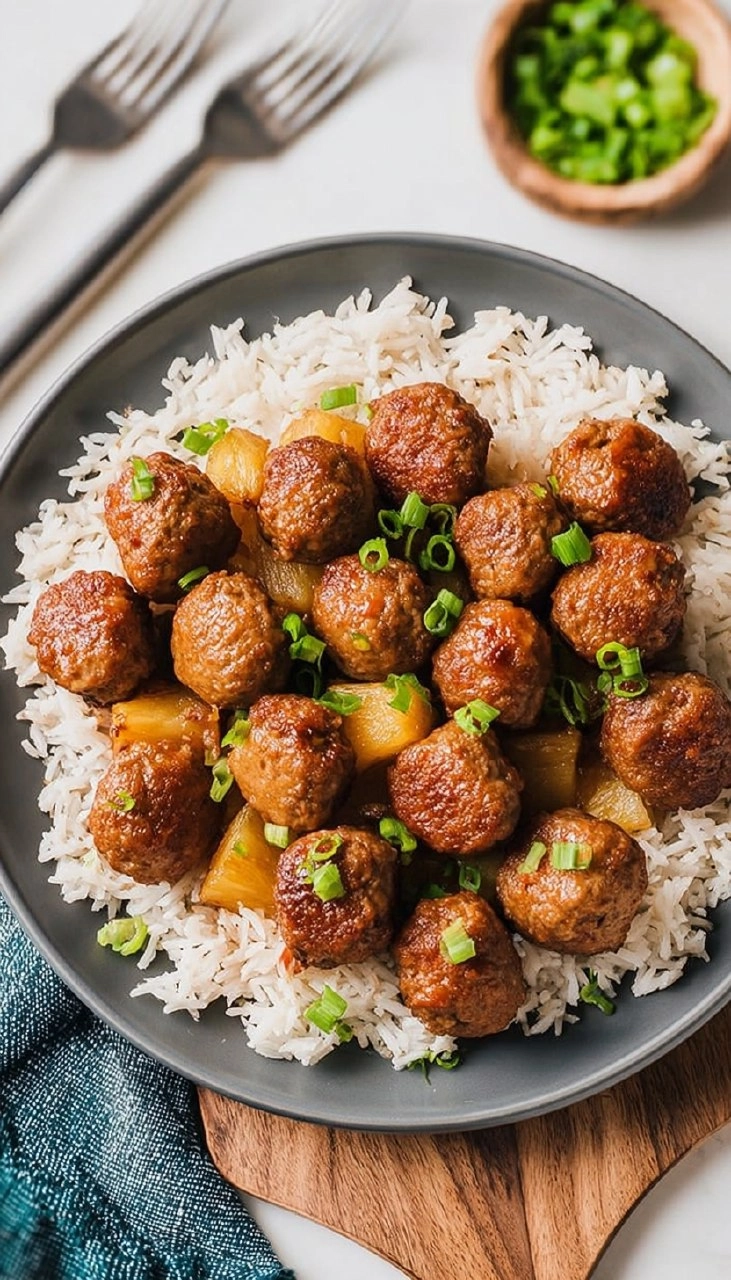 Pineapple Meatballs
