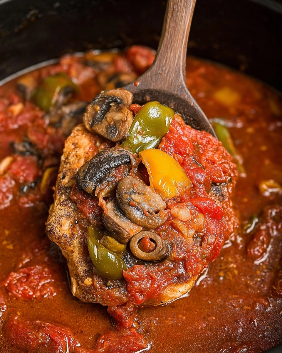 Pork Chop Cacciatore