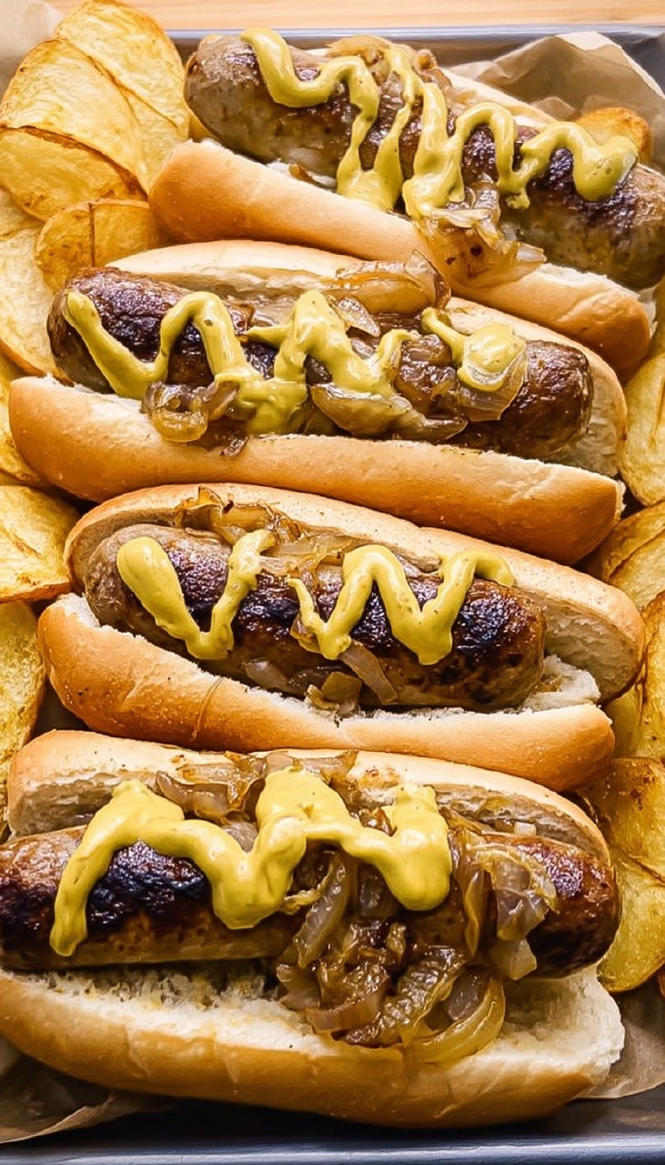 Slow Cooker Beer and Garlic Brats