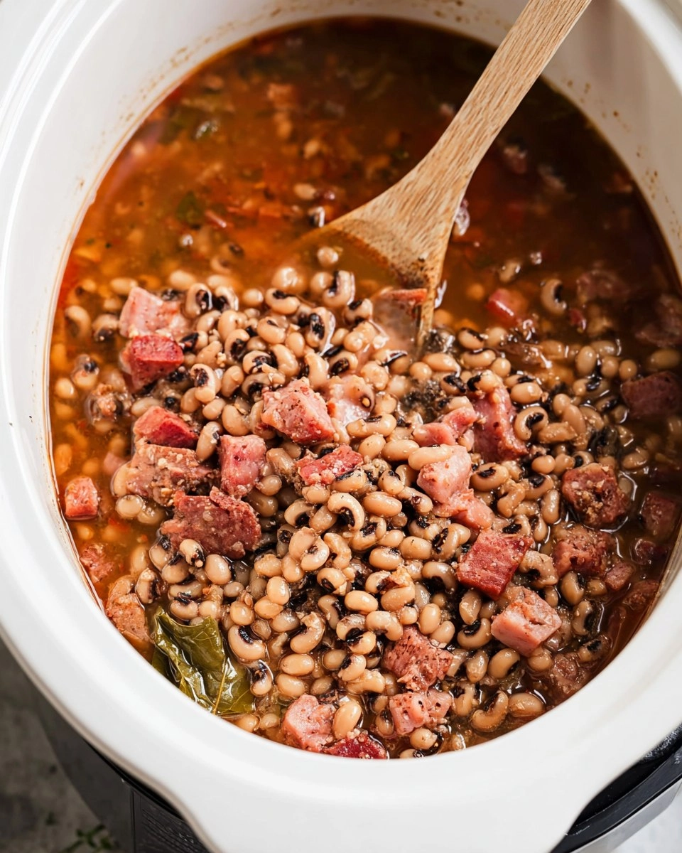 Slow Cooker Black Eyed Peas