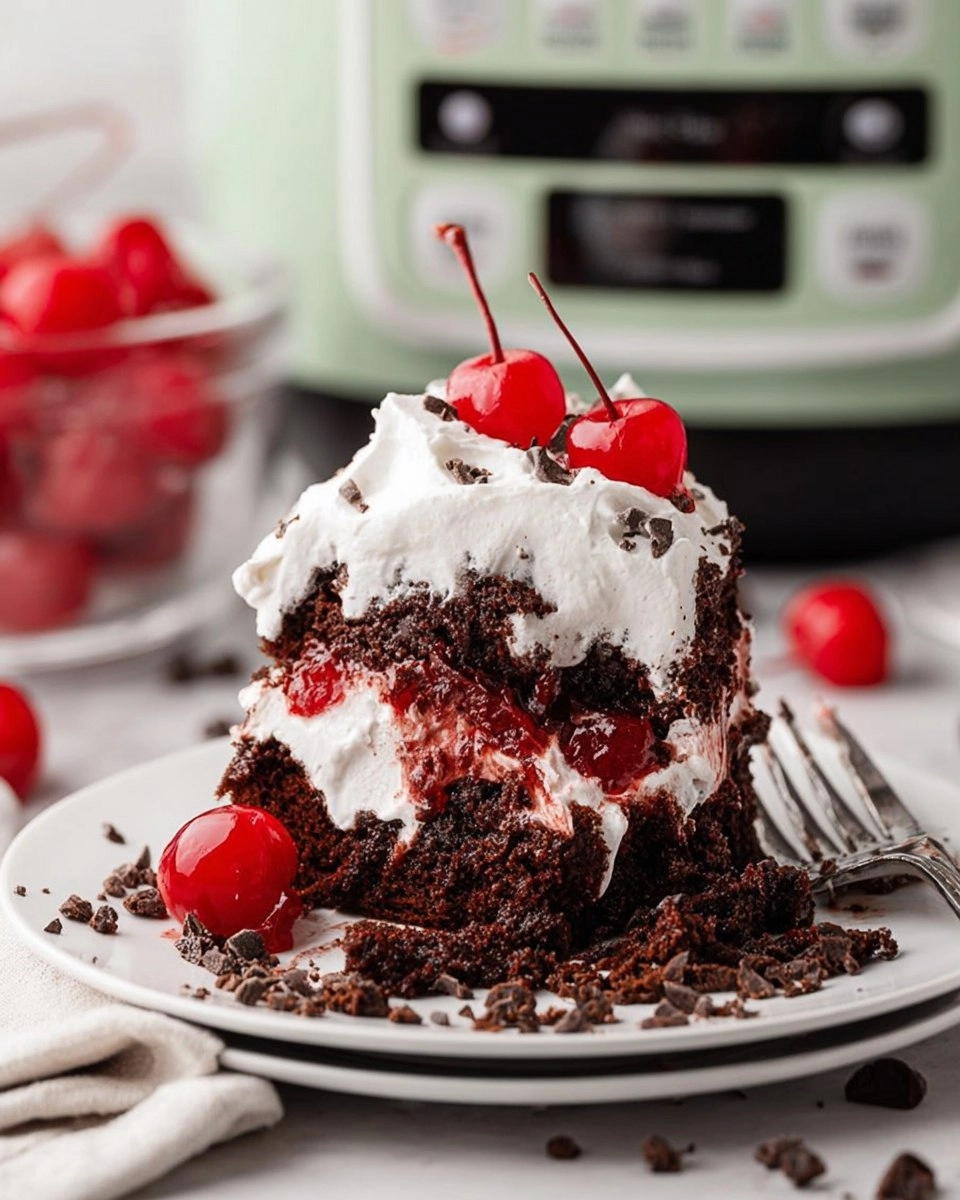 Slow Cooker Black Forest Cake