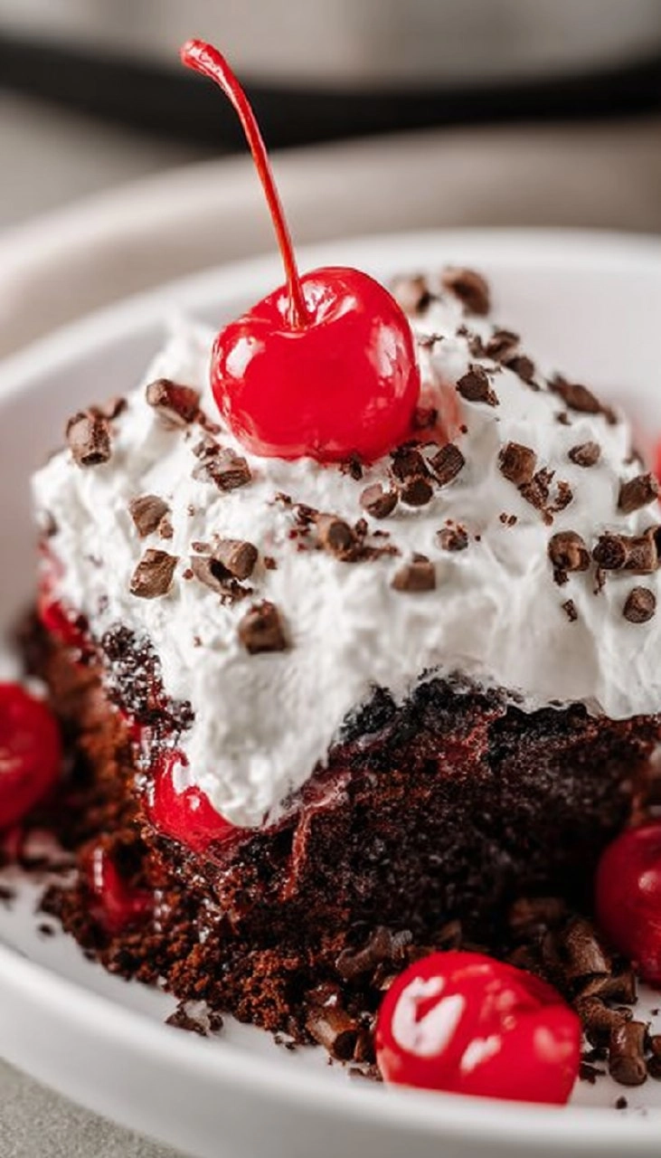 Slow Cooker Black Forest Cake