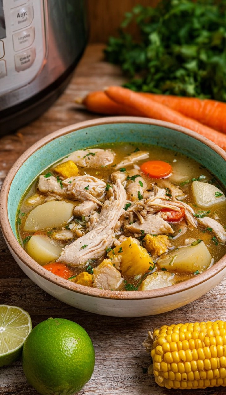 Slow Cooker Caldo de Pollo