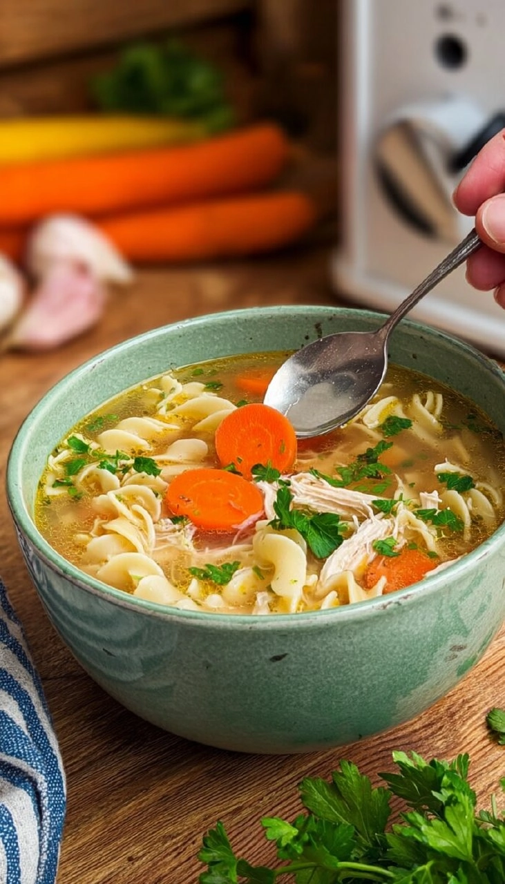 Slow Cooker Chicken Noodle Soup