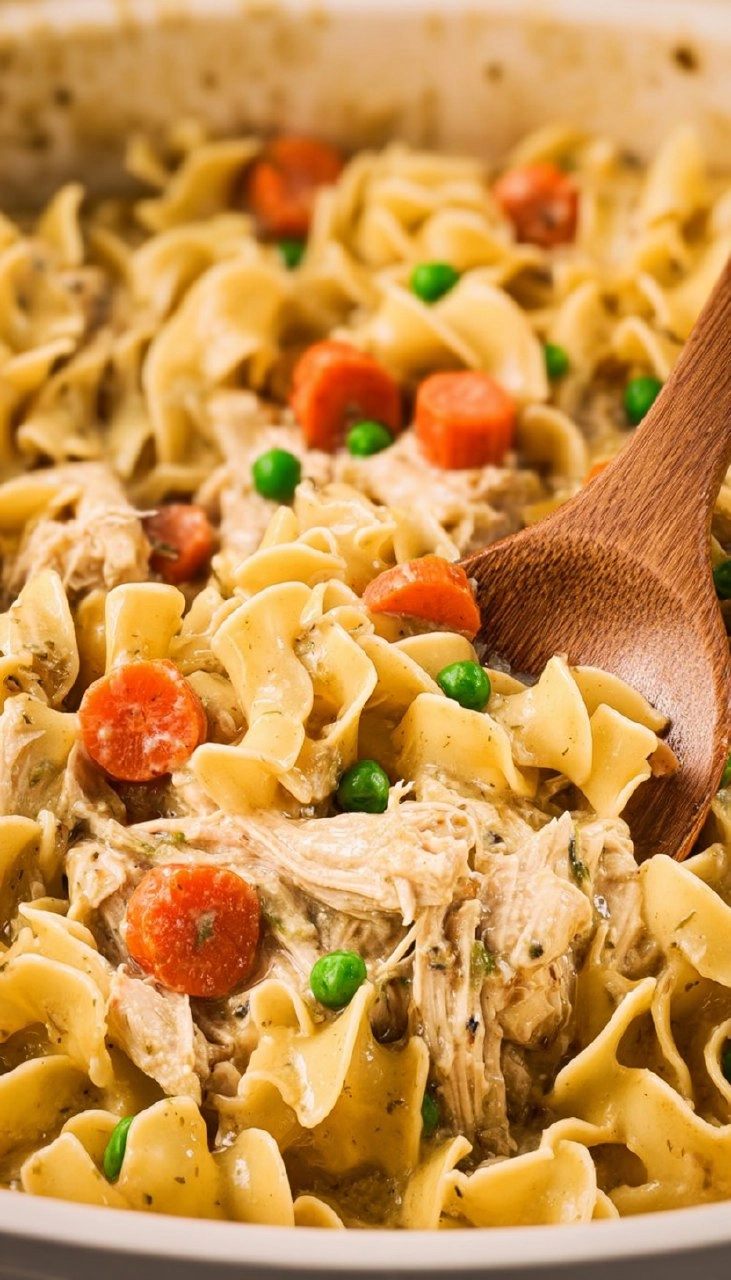 Slow Cooker Chicken and Noodles