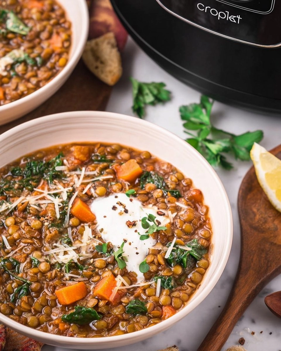 Slow Cooker Lentil Soup