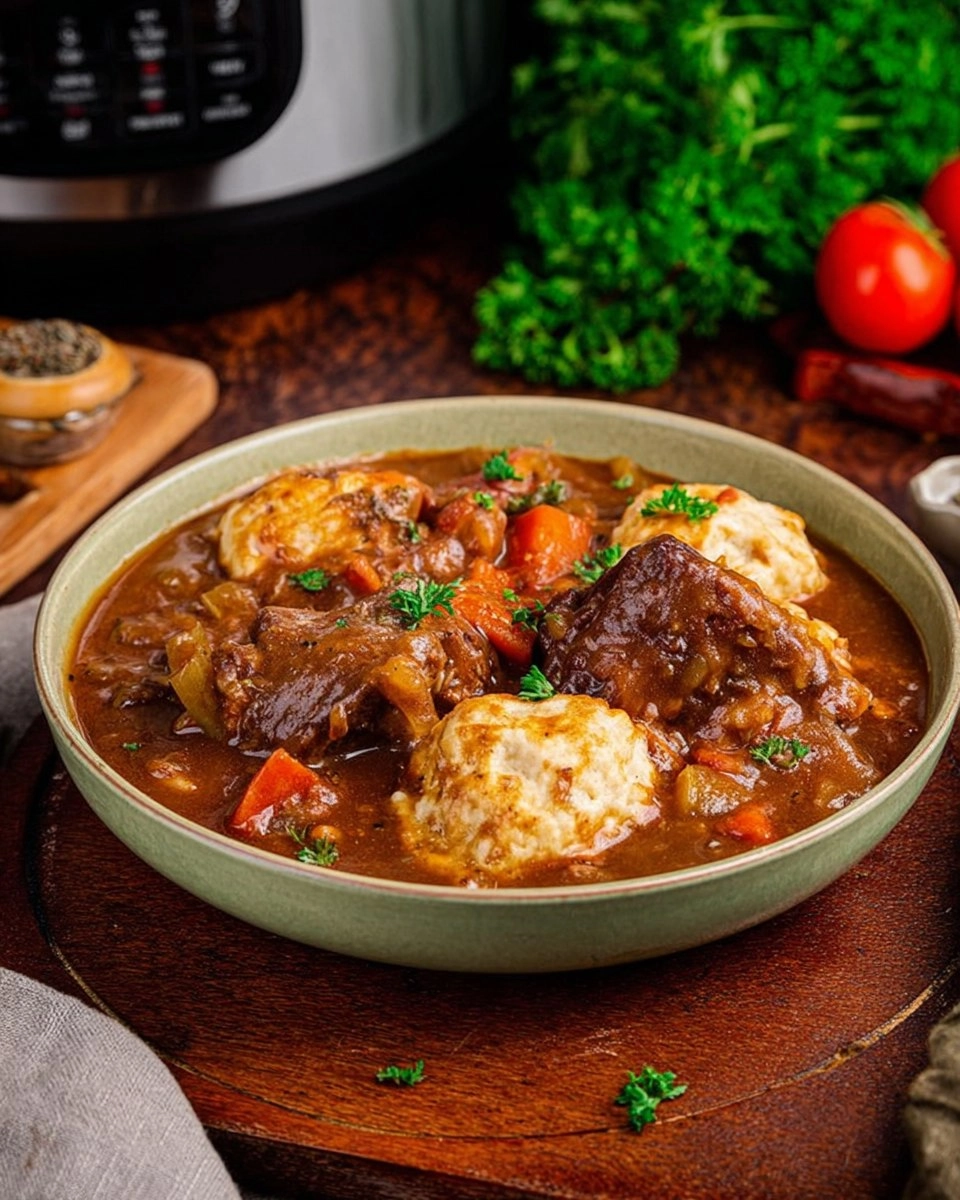Beef Stew with Dumplings