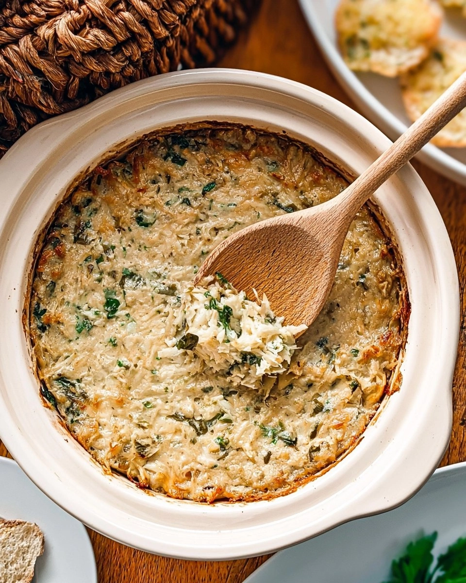 Crab Spinach Artichoke Dip
