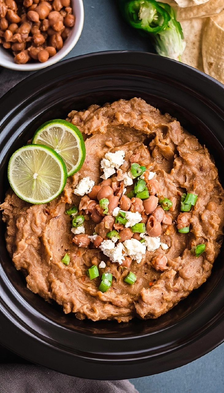How To Make Slow Cooker Refried Beans