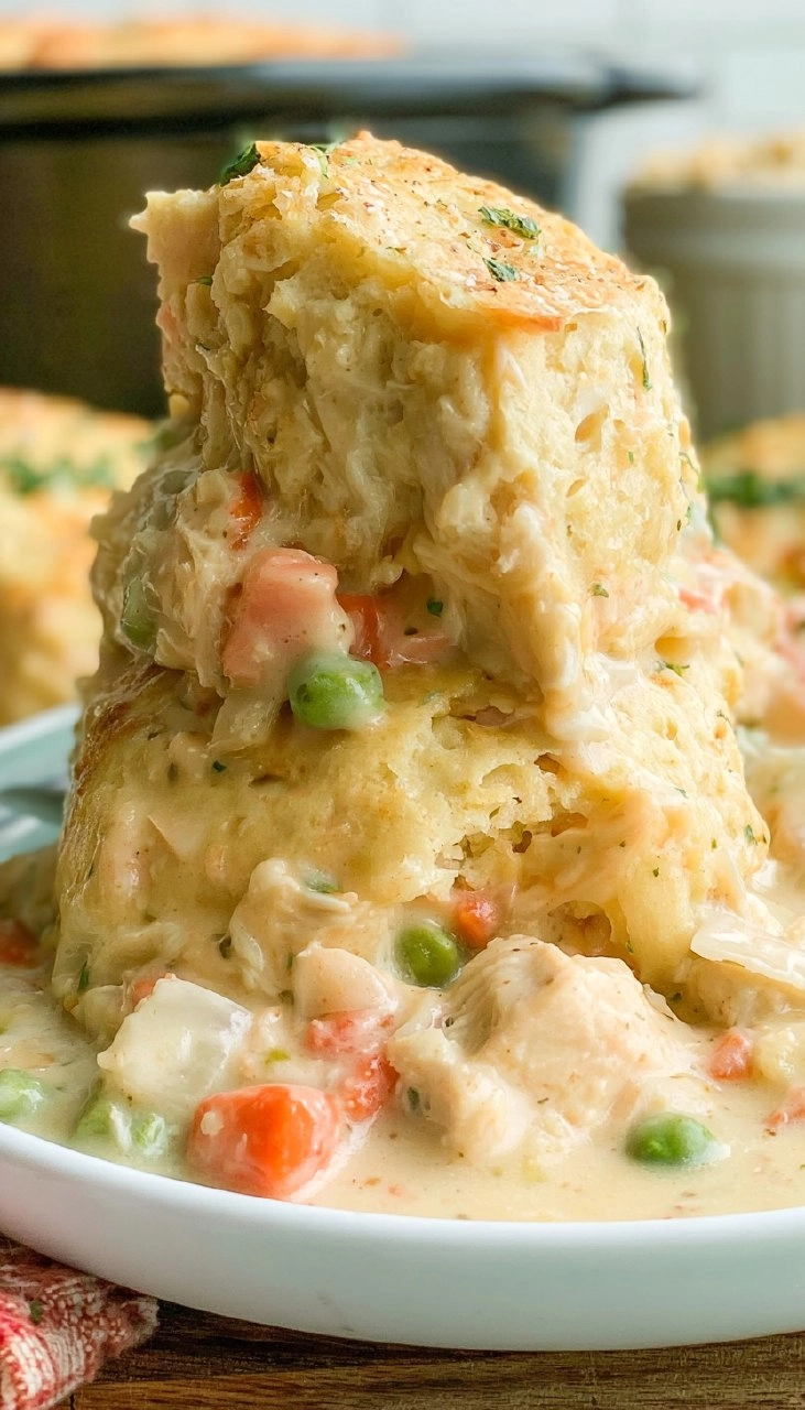 Slow Cooker Chicken Pot Pie