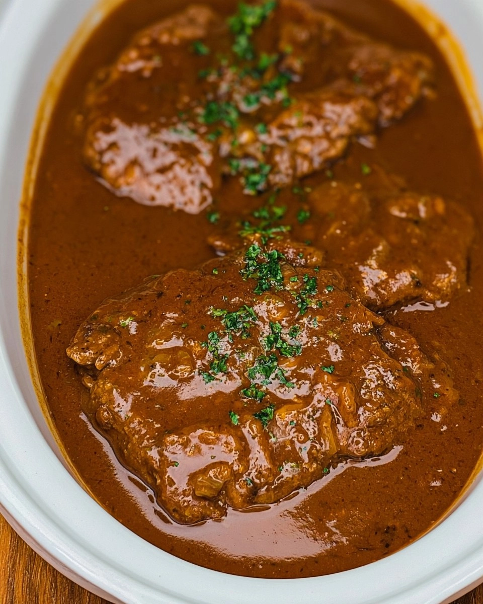 Slow Cooker Cube Steak