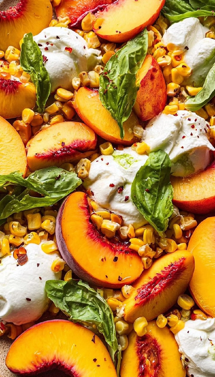 Burrata Peach Salad