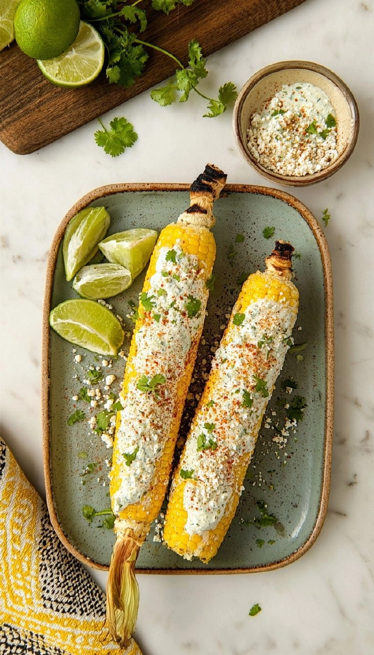 Creamy Cilantro Lime Corn