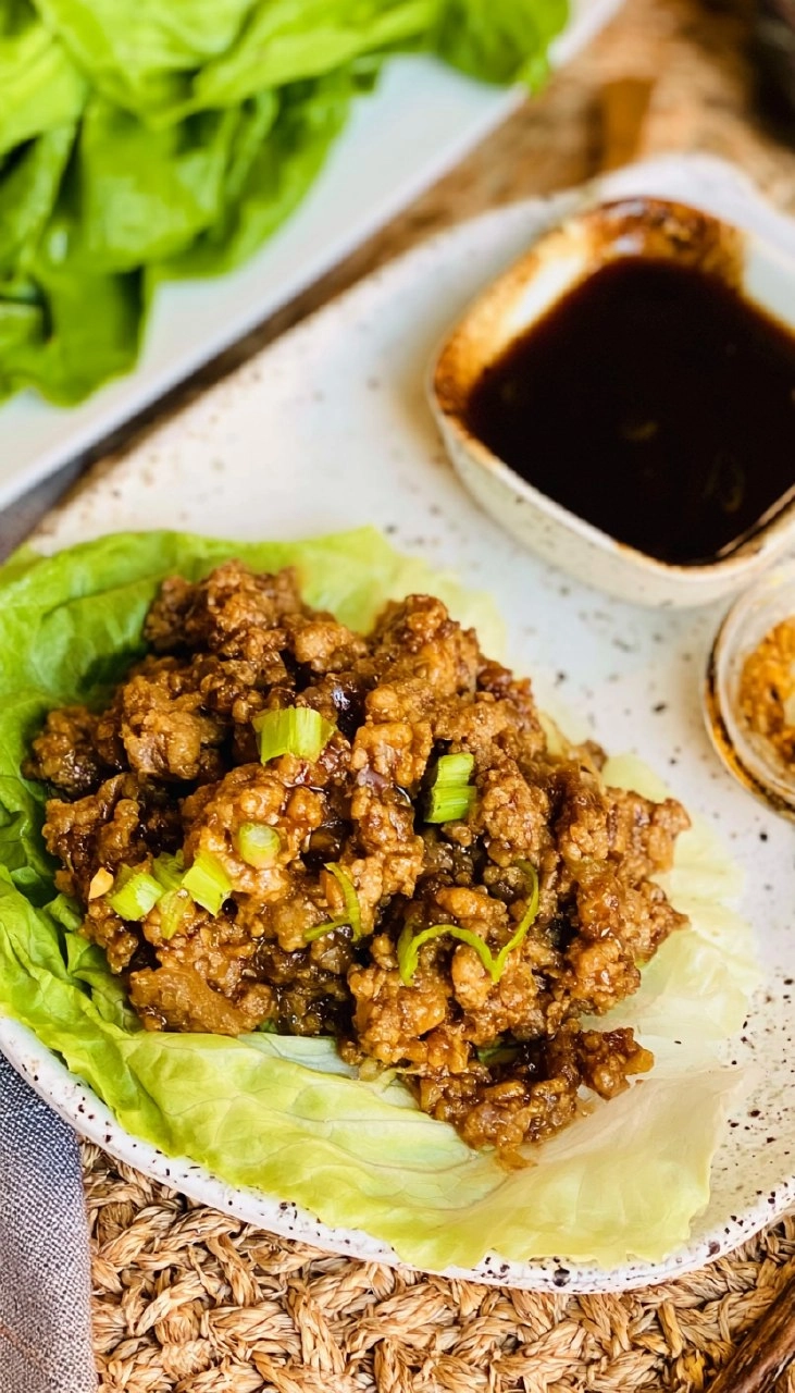 Easy Ground Pork Lettuce Wraps Using The Slow Cooker