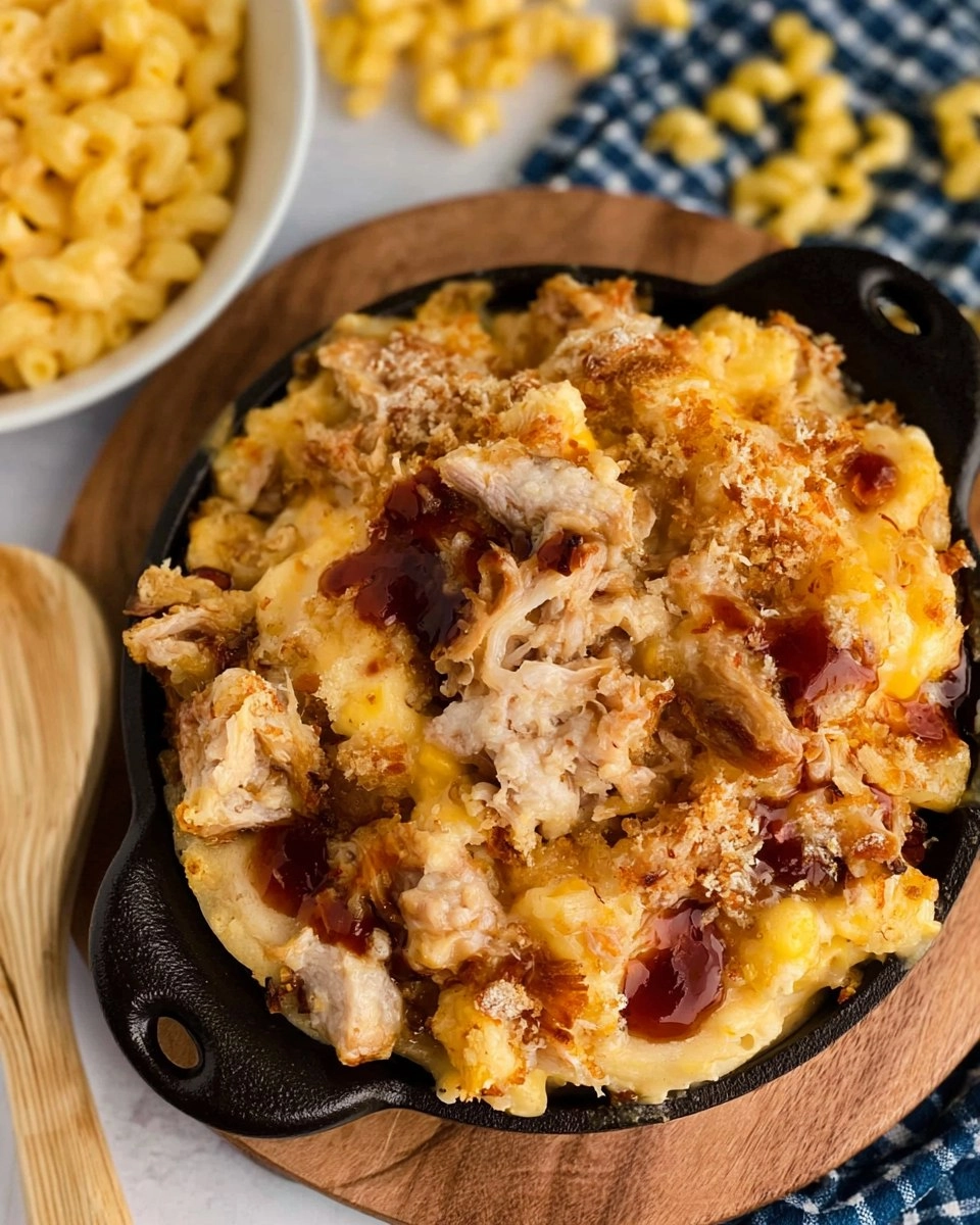 Easy Pulled Pork Mac and Cheese