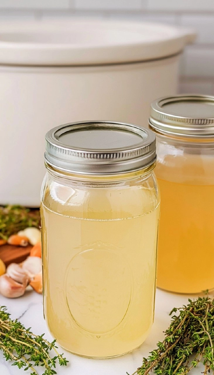 Homemade Bone Broth In The Slow Cooker