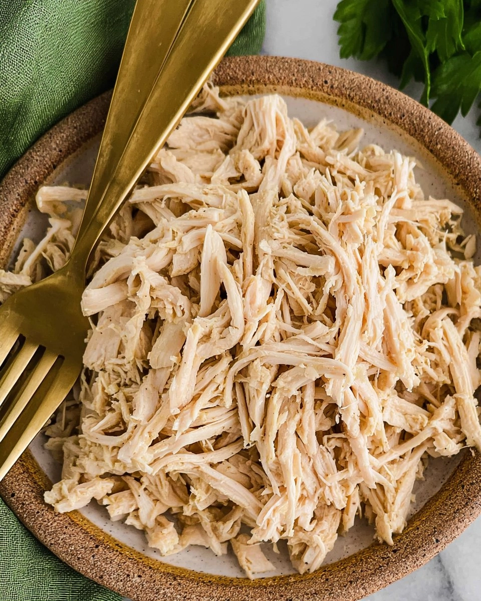 Simple Slow Cooker Shredded Chicken