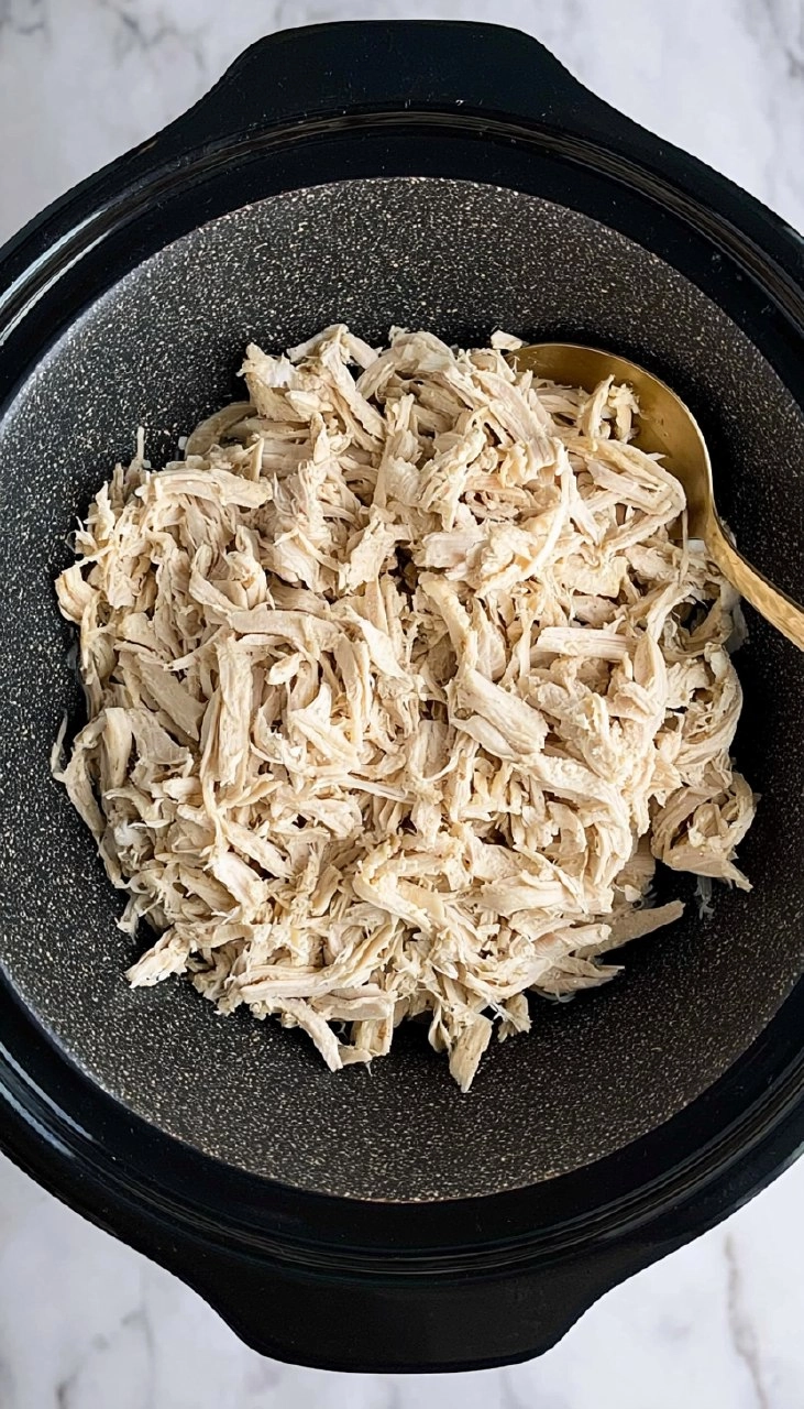 Simple Slow Cooker Shredded Chicken