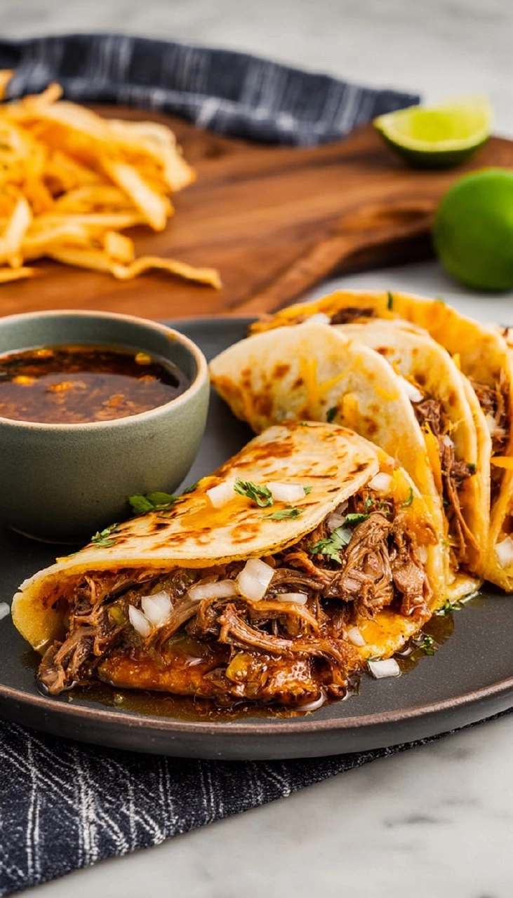 Slow Cooker Birria Tacos