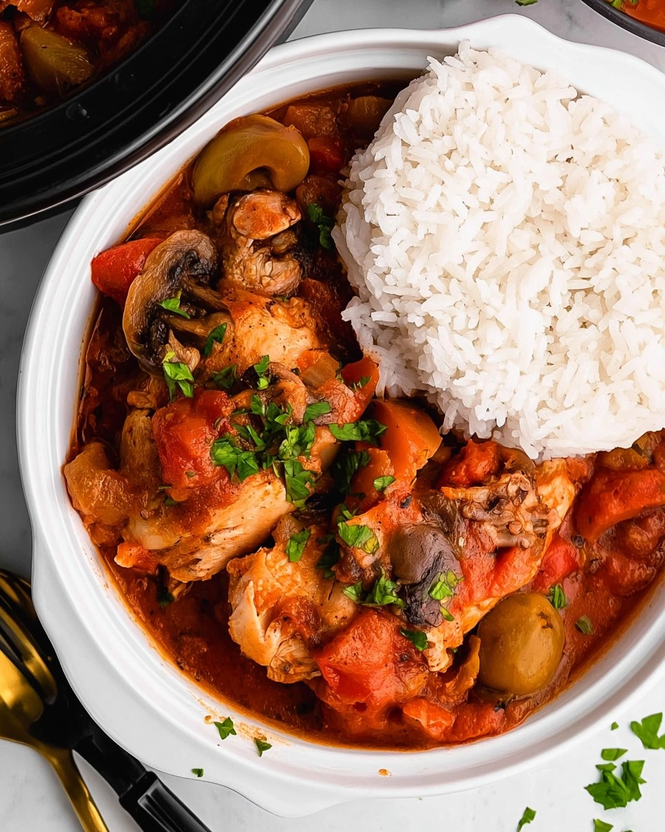Slow Cooker Chicken Cacciatore
