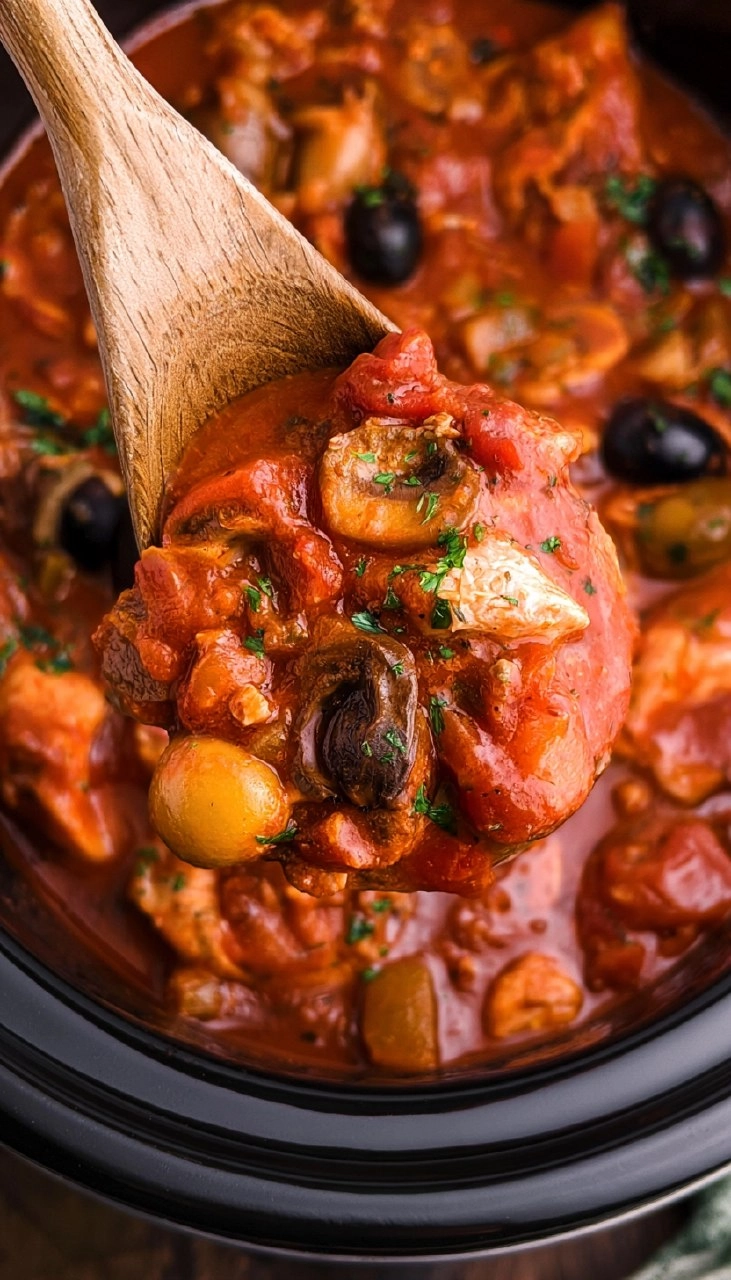 Slow Cooker Chicken Cacciatore