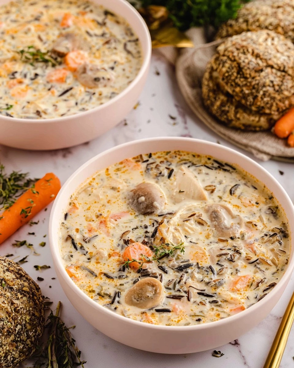 Slow Cooker Chicken and Wild Rice Soup