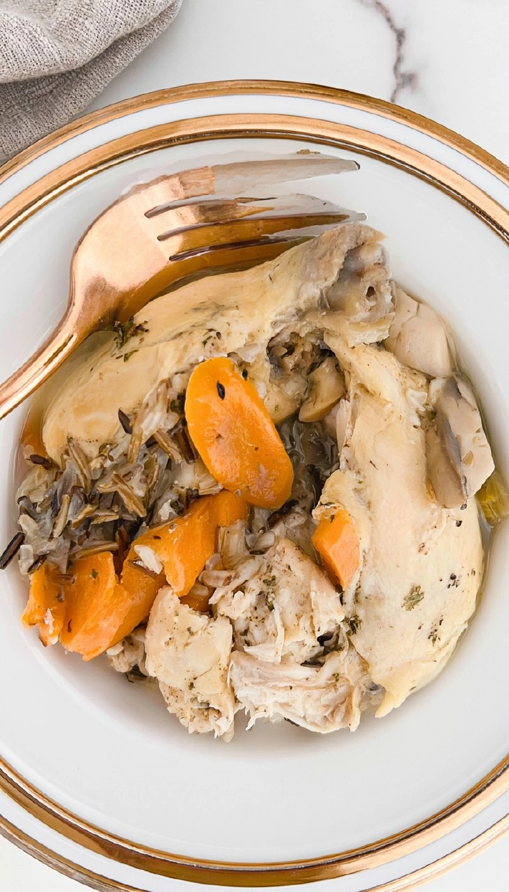 Slow Cooker Chicken and Wild Rice Soup