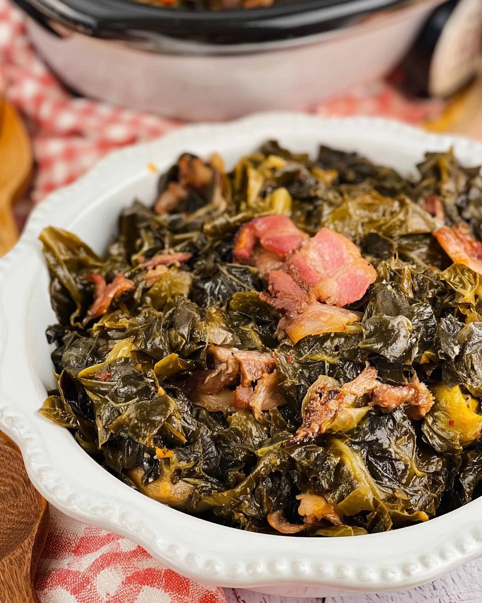 Slow Cooker Collard Greens