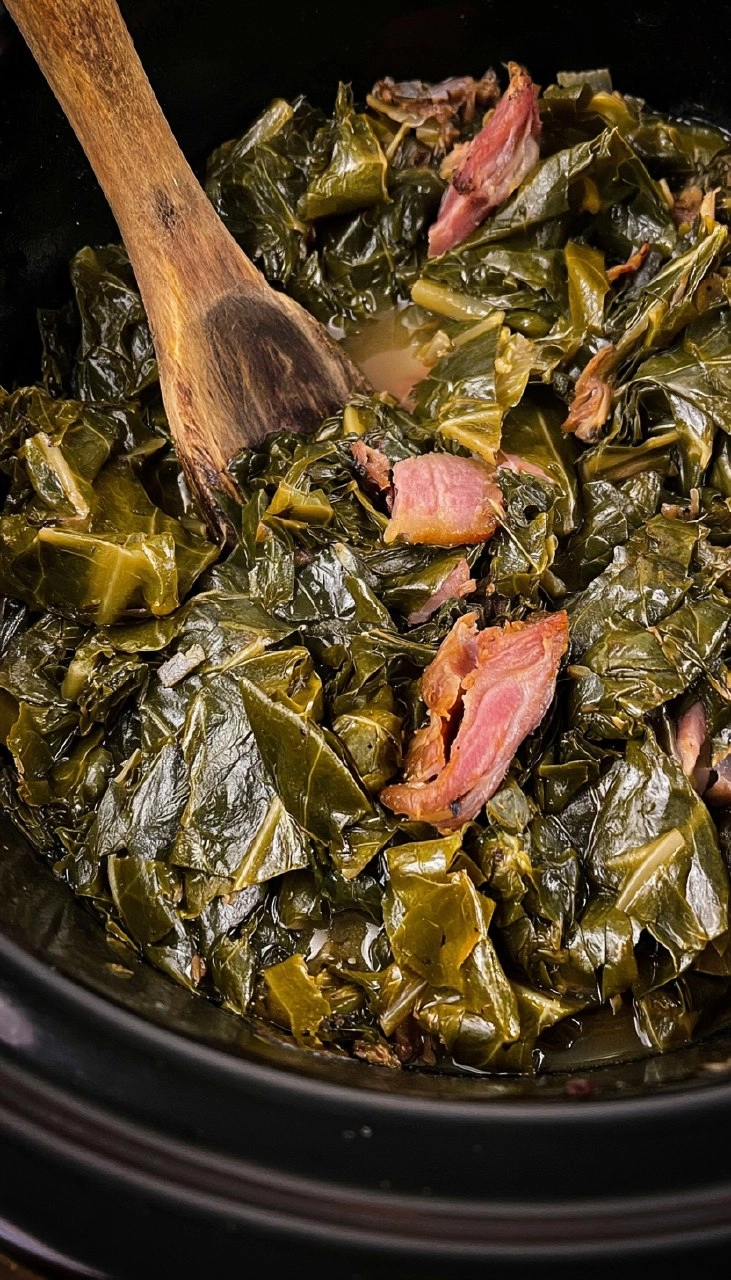 Slow Cooker Collard Greens