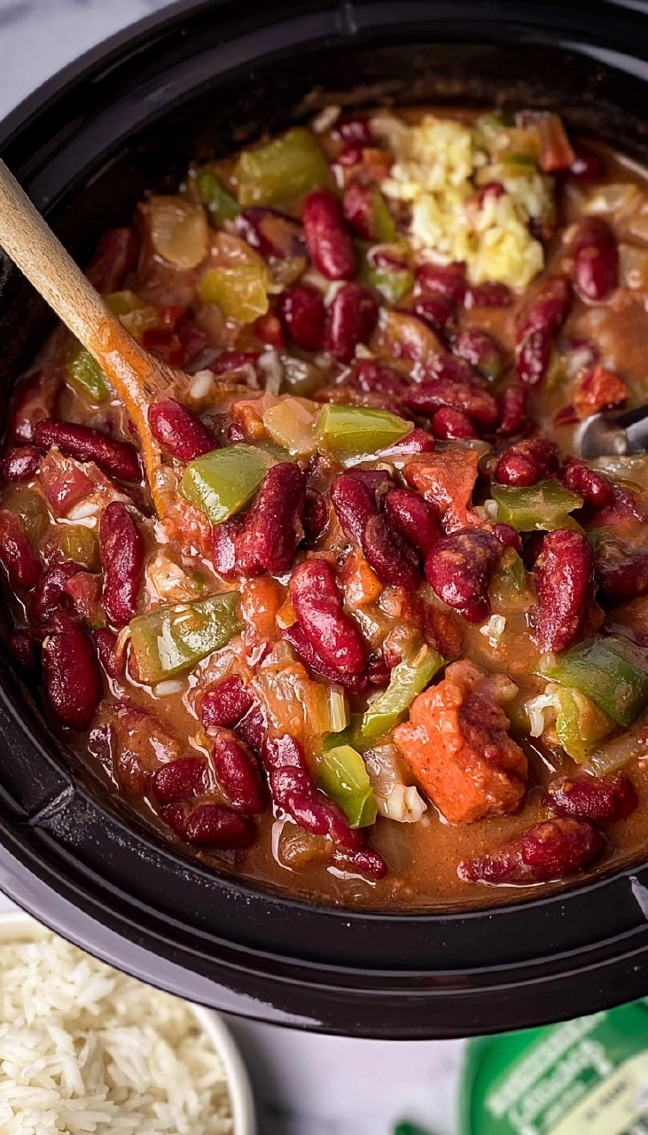 Slow Cooker Red Beans and Rice