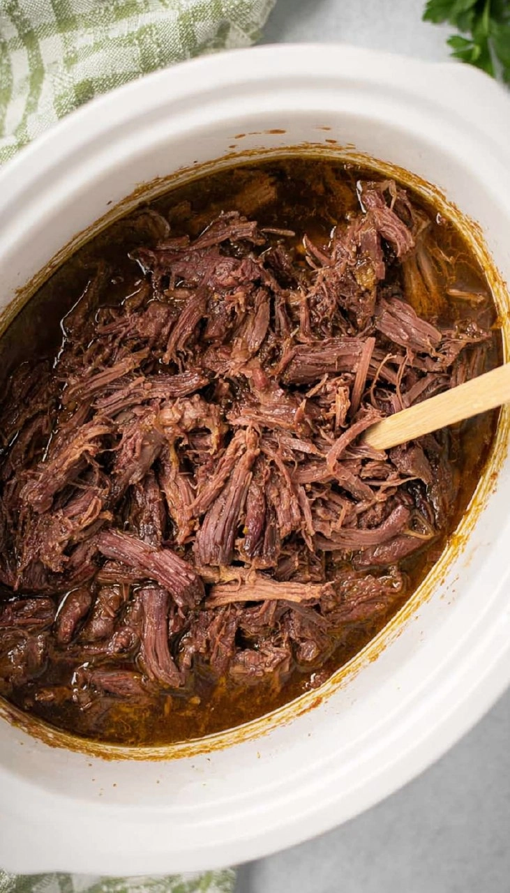 Slow Cooker Shredded Beef