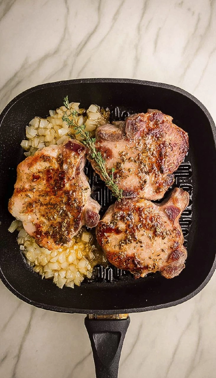 Slow Cooker Smothered Pork Chops