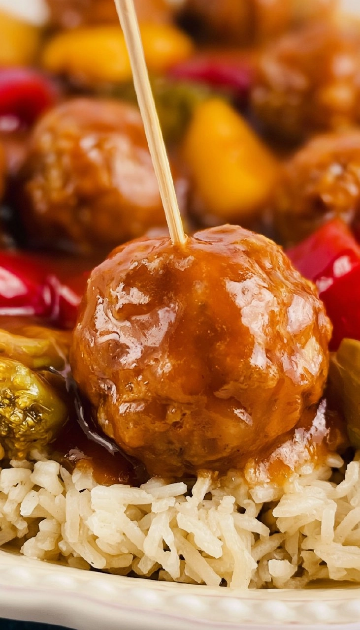 Slow Cooker Sweet And Sour Meatballs