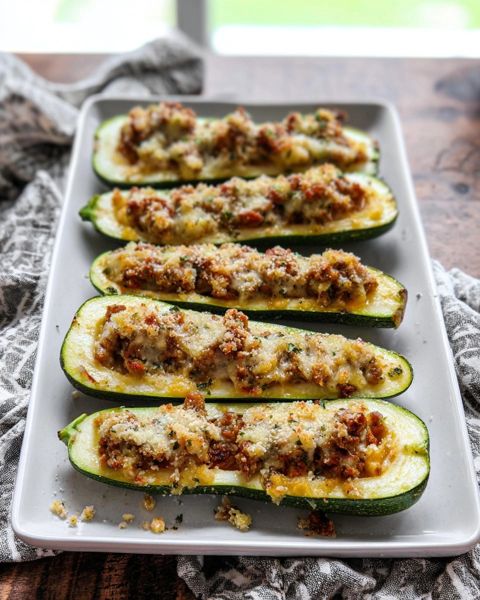 Stuffed Zucchini Boats