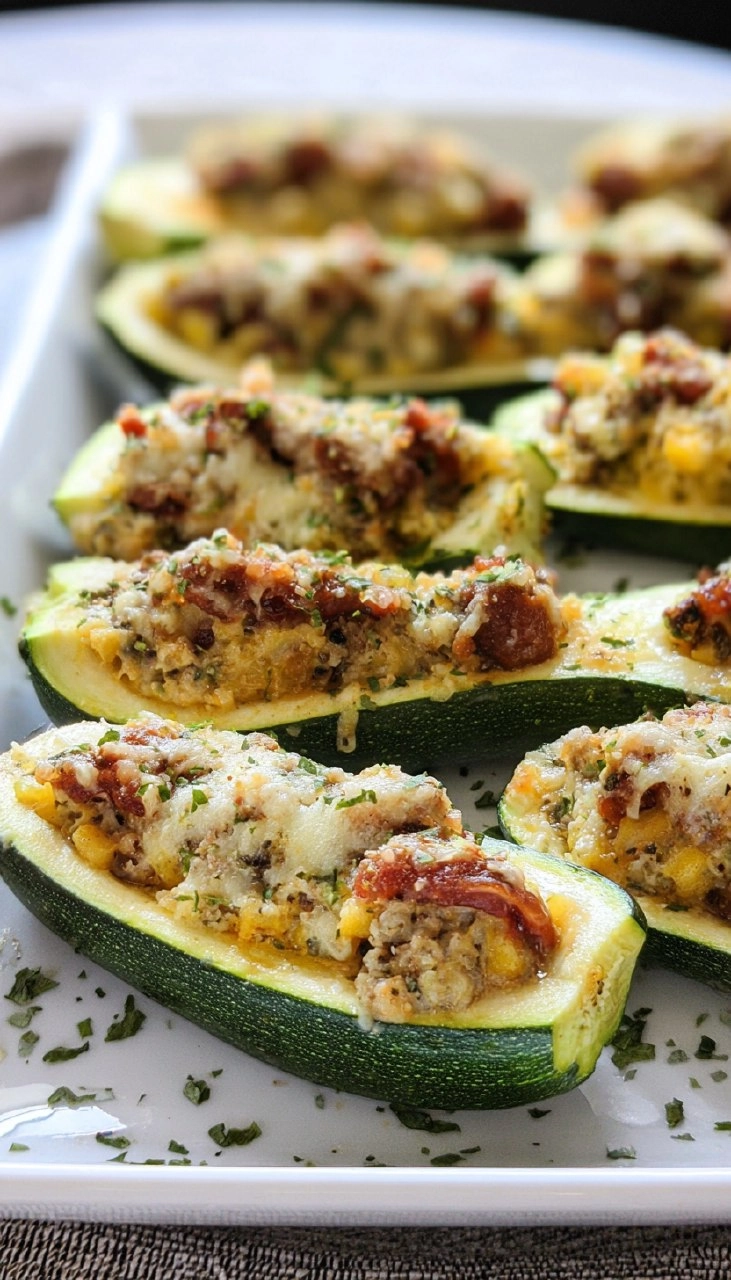 Stuffed Zucchini Boats
