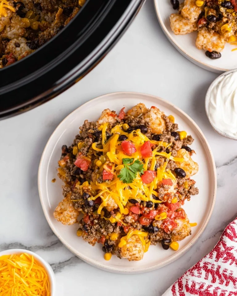 Taco-Tater-Tot-Casserole-In-The-Slow-Cooker-Recipe