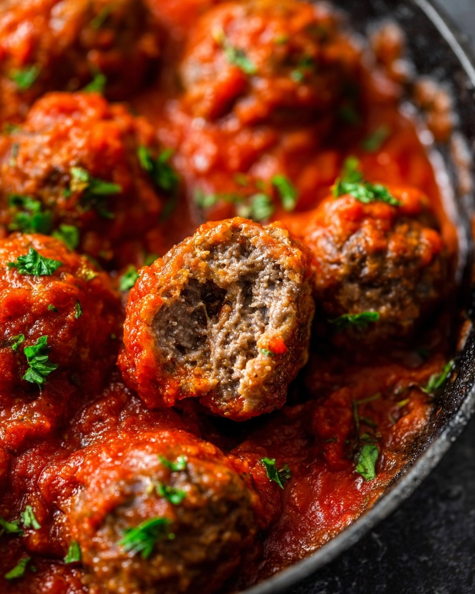 Baked Meatball Recipe (with The Best Marinara Sauce)