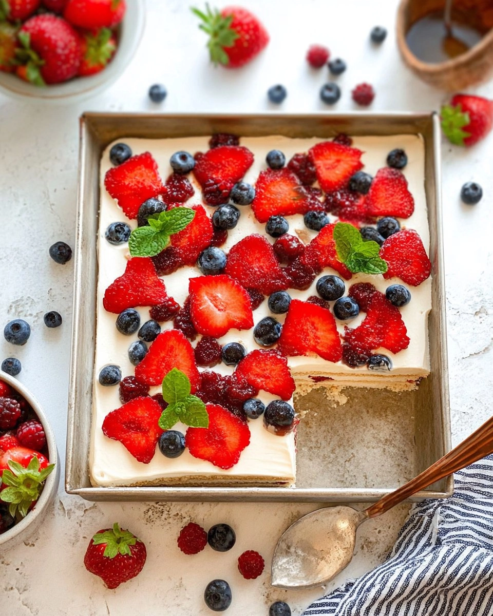 Berry Icebox Cake