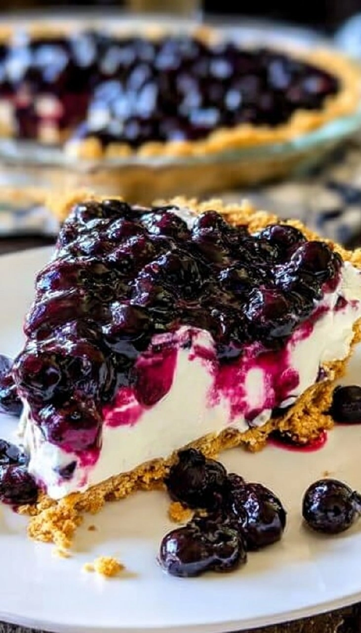 Blueberry Cream Cheese Pie