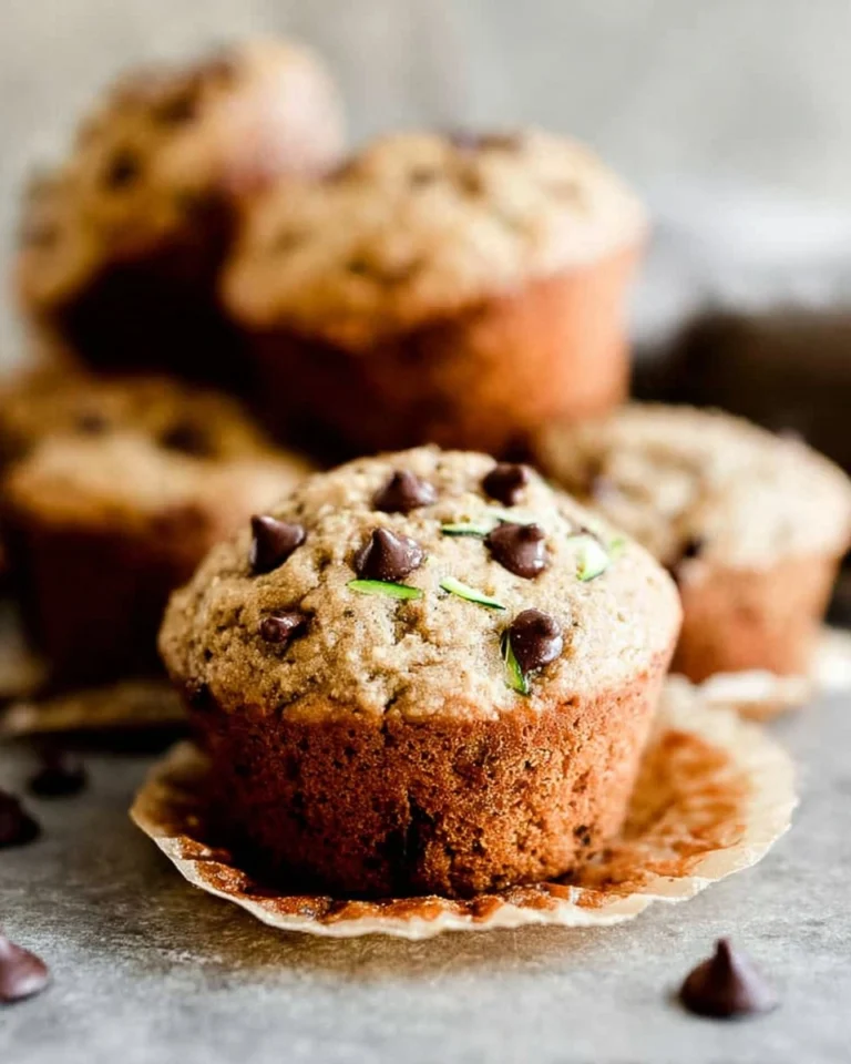 Chocolate-Chip-Zucchini-Muffins-Recipe