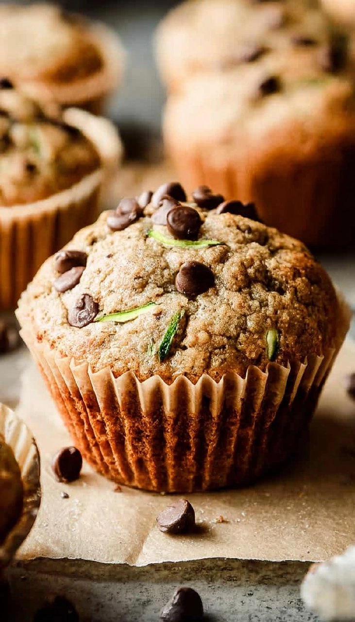 Chocolate Chip Zucchini Muffins
