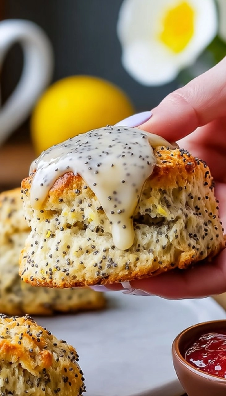 Lemon Poppy Seed Scones