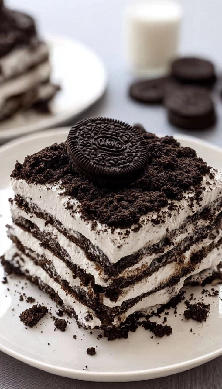 Oreo Icebox Cake