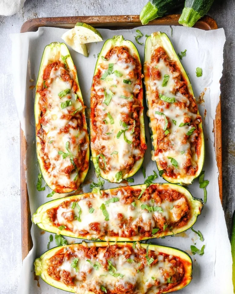 Sausage-Stuffed-Zucchini-Boats-Recipe