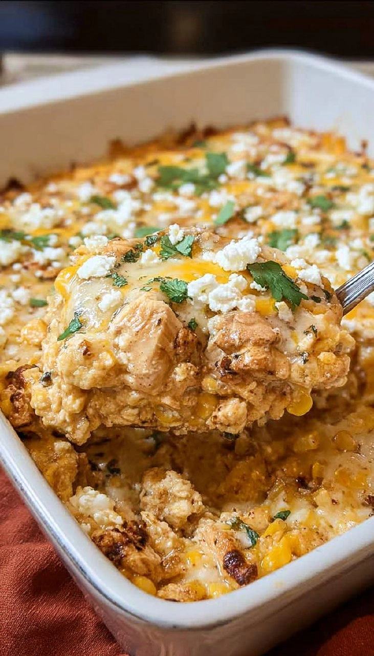 Street Corn Chicken Casserole