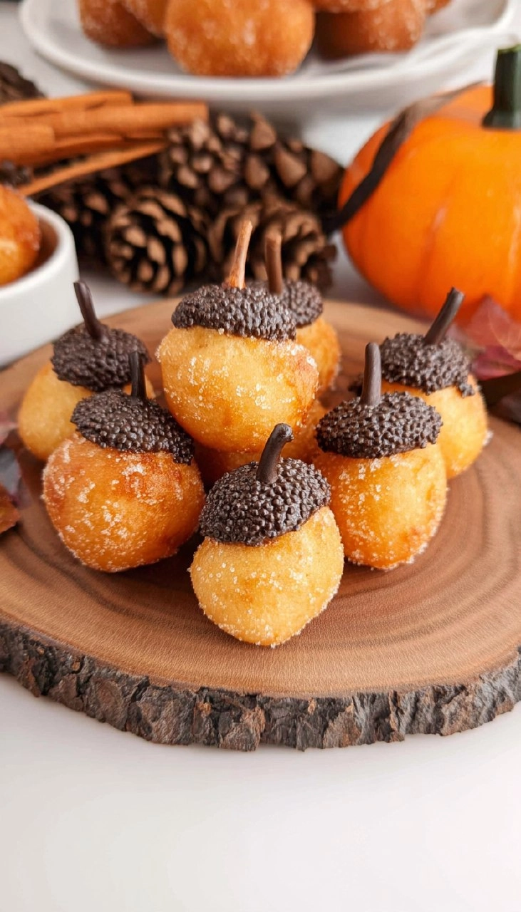 Acorn Donut Holes