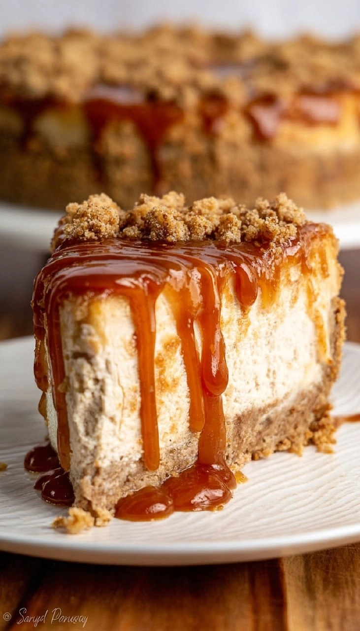 Amazing Caramel Apple Cheesecake