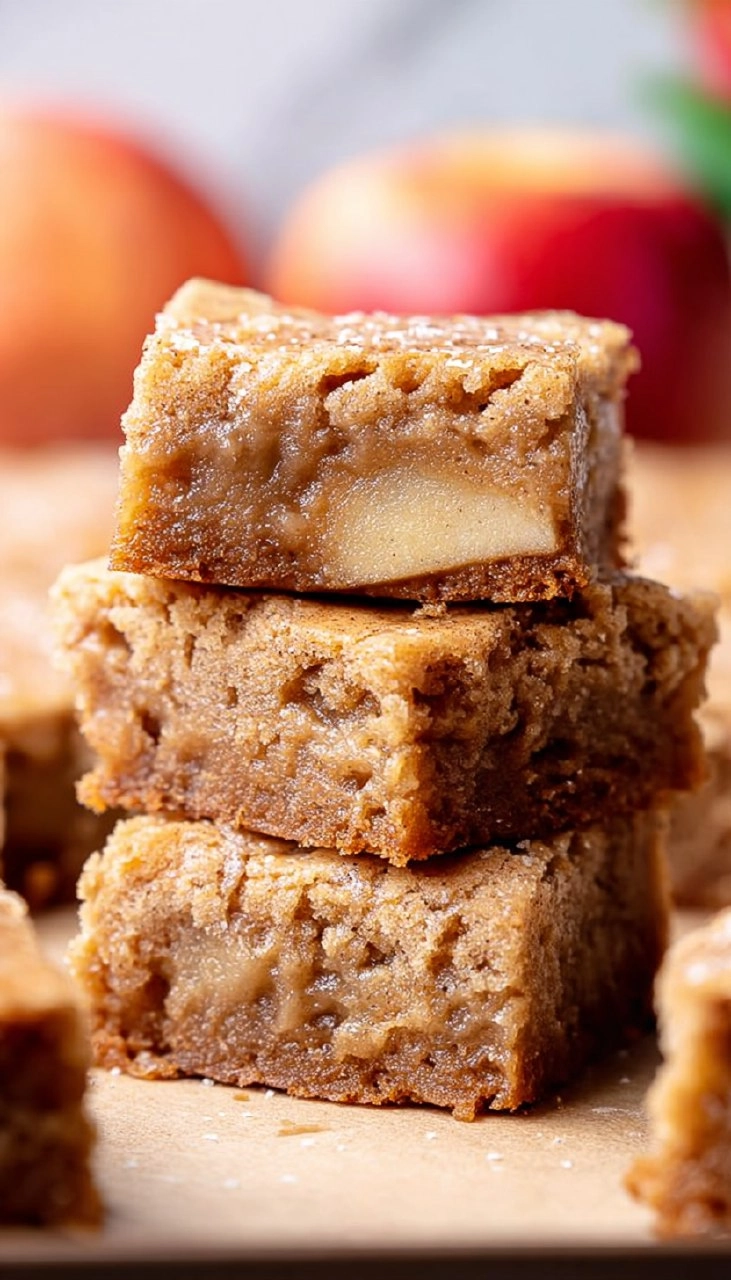 Apple Cinnamon Blondies